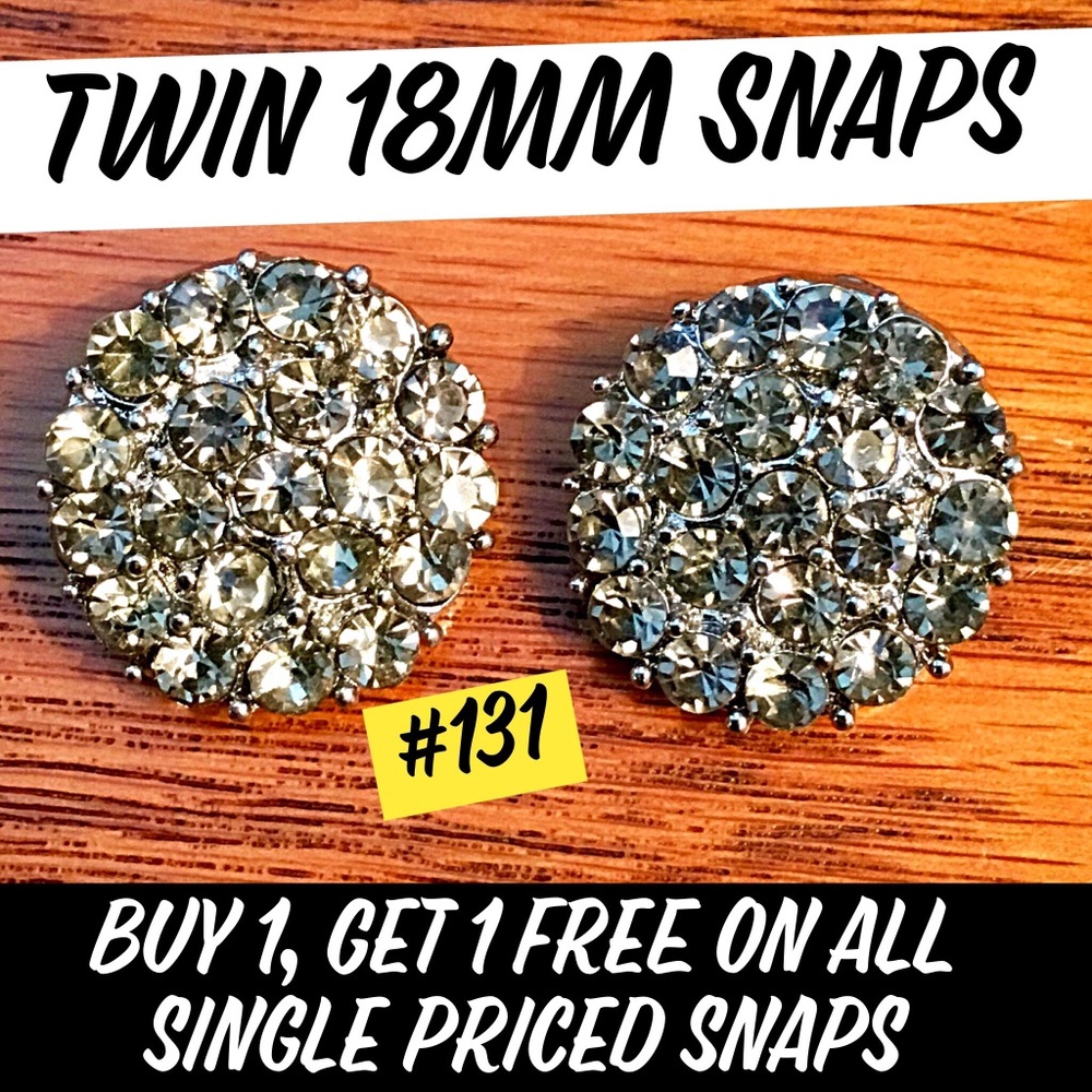 TWINS - Fit most 18mm Snap Jewelry BOGO ELIGIBLE